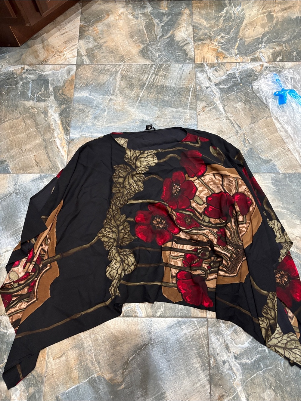 Stylish Black Floral ladies  caftan